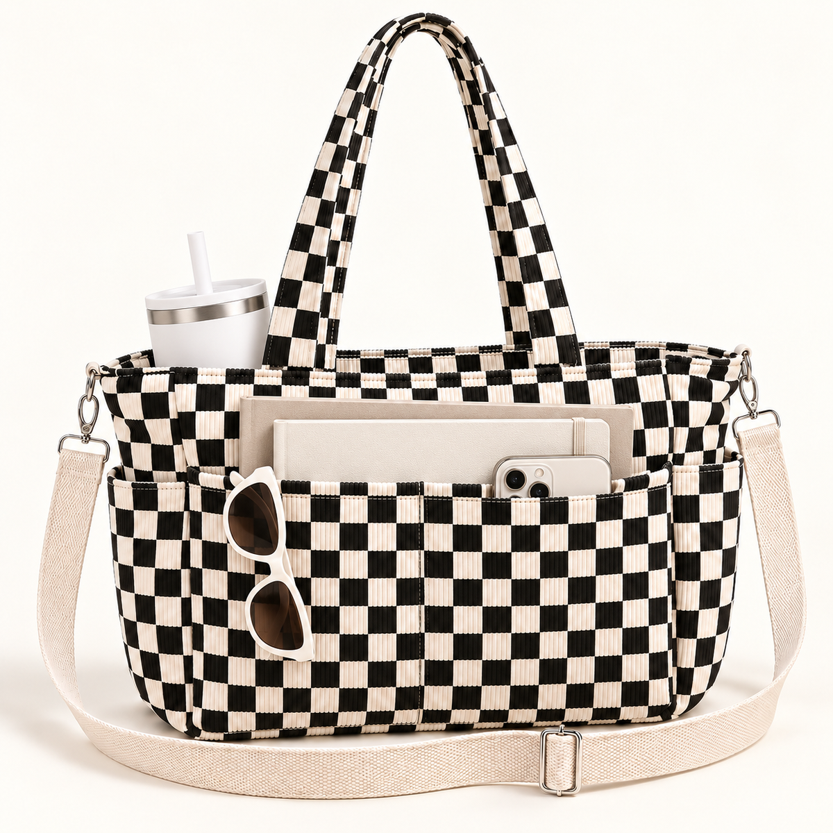 Black & Cream Check
