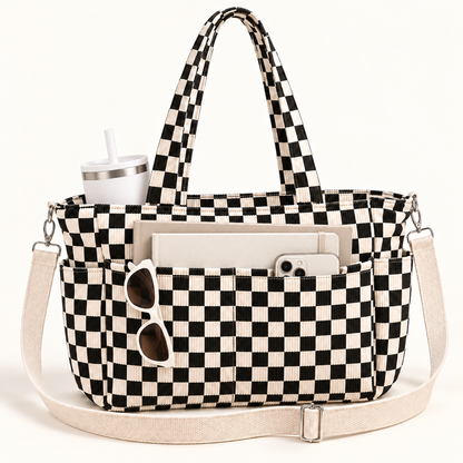 Black & Cream Check