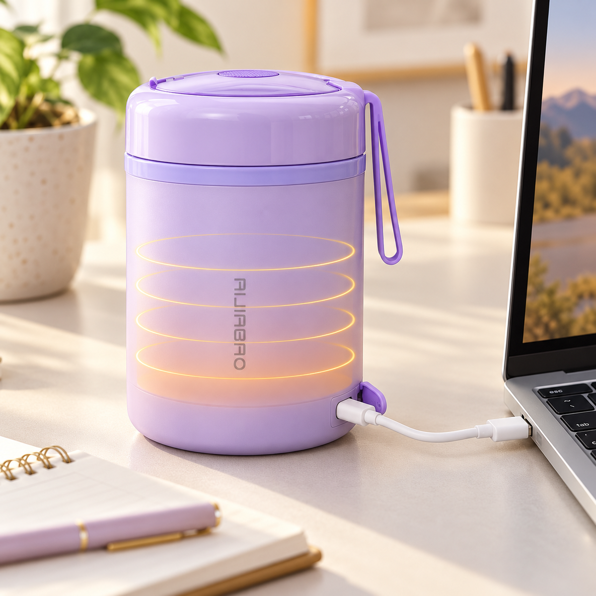 Lavender Purple + Thermal Bag